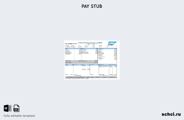 цифровая загрузка шаблона платежной ведомости SAP Labs